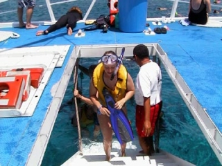 Regresando de snorkelear